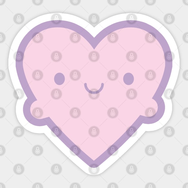 Kawaii Heart Hugs Sticker by marcelinesmith